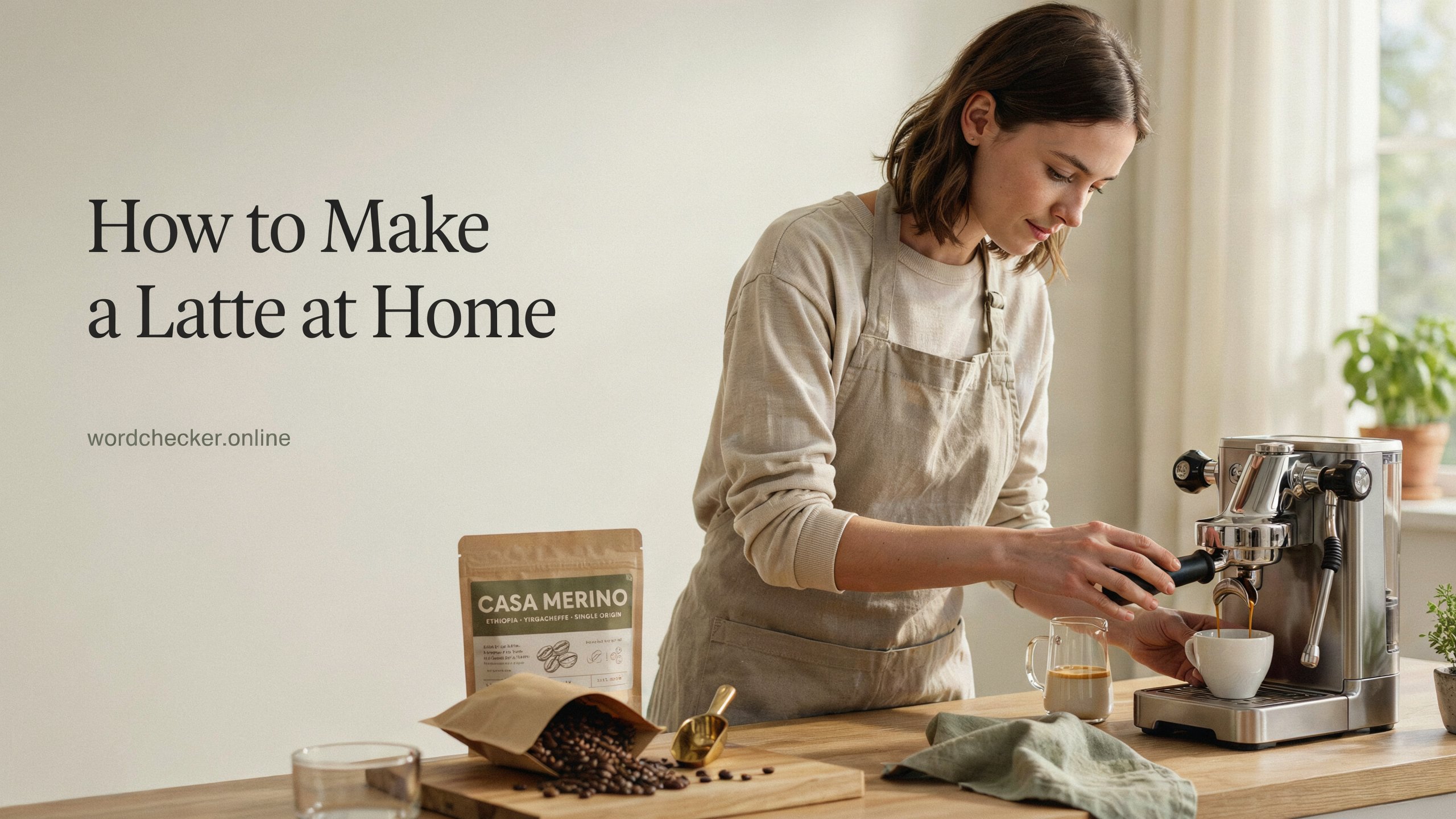 How to Make a Latte at Home